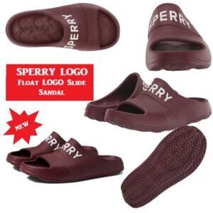 Sperry Men's float Zero Water Absorption Slide Sandals BURGUNDY 🆕NWT🏃‍♀️‍💨⚡🚚